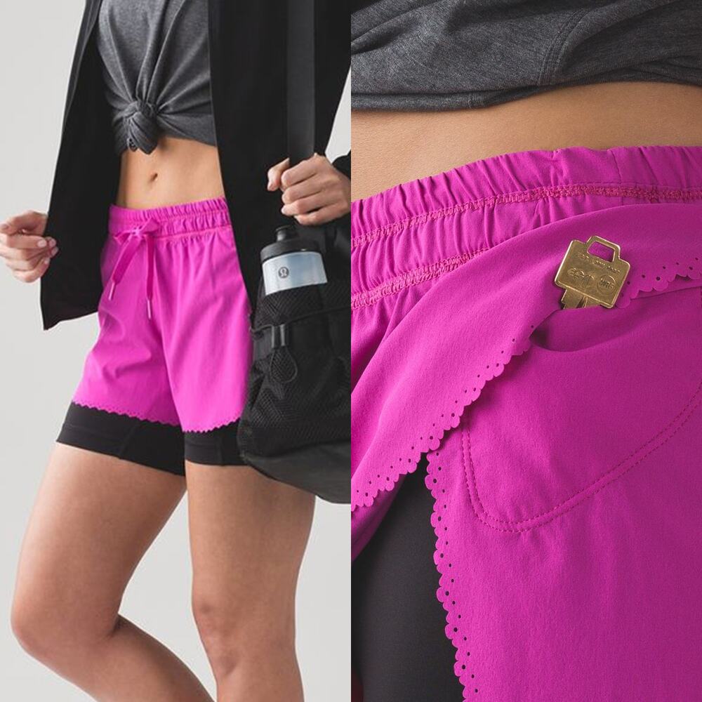 Lululemon Hit It Short 3.5" Polar Pink Size 6